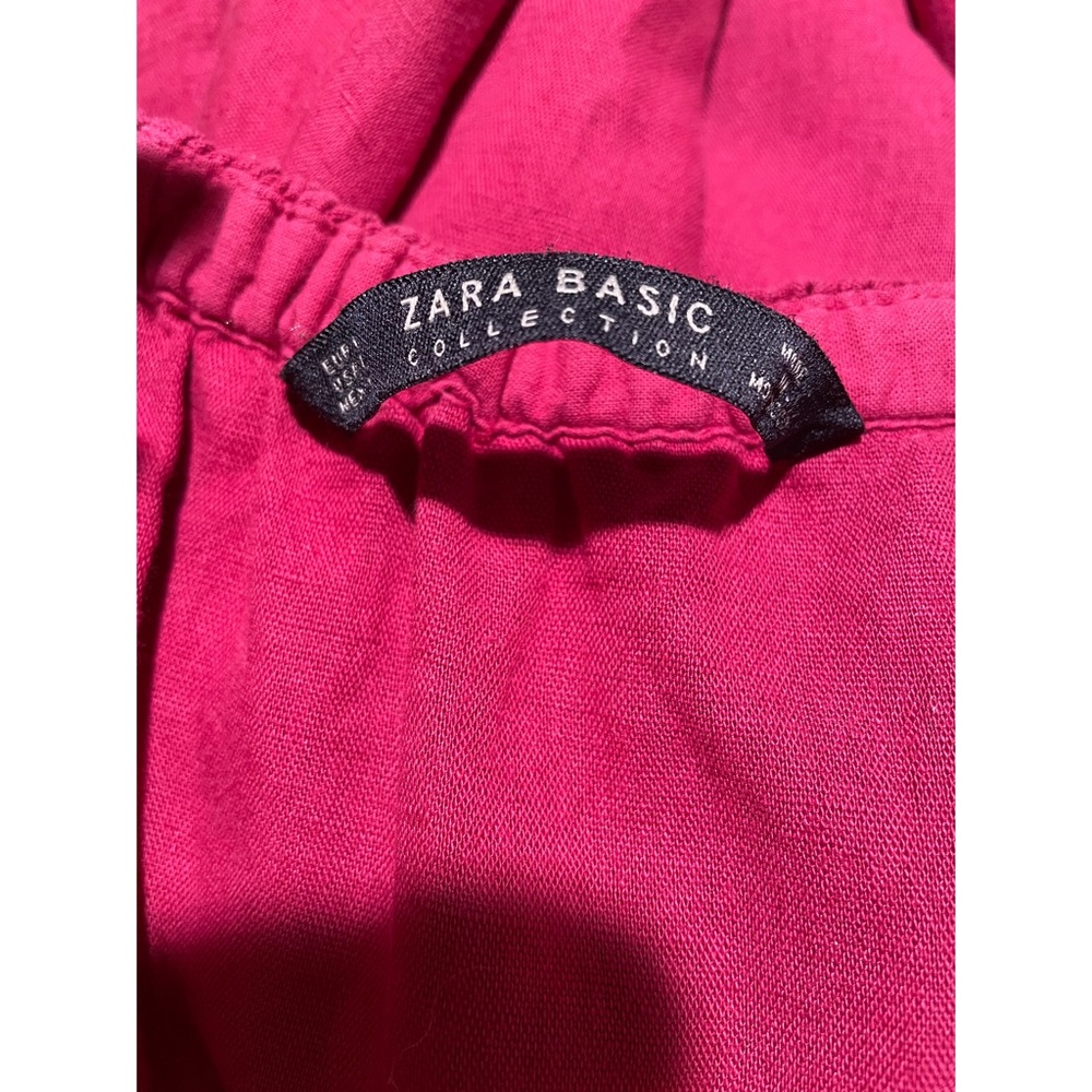 💃🏻 ZARA RUFFLE LINEN BLEND DRESS 💃🏻 - Picture 9 of 9